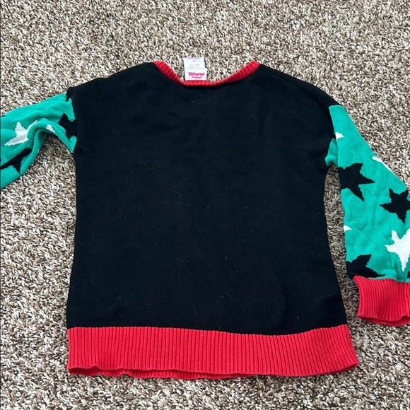 Disney Minnie Caroling Kids Christmas Sweater - Black and Red - Picture 5 of 6